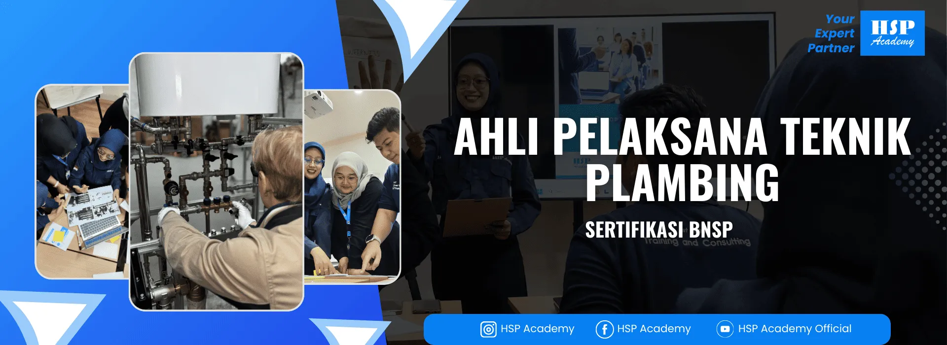 Pelatihan AHLI PELAKSANA TEKNIK PLAMBING di HSP Academy