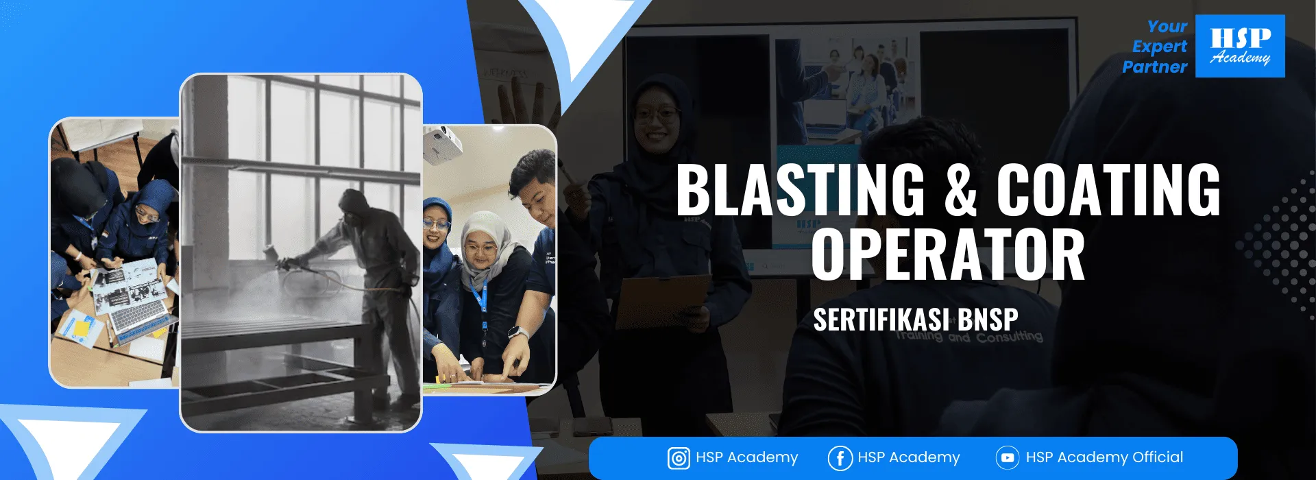 Pelatihan BLASTING & COATING OPERATOR di HSP Academy