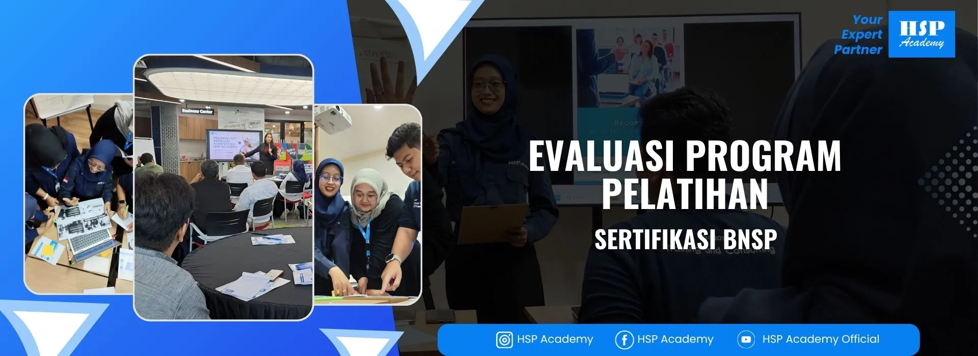 Pelatihan EVALUASI PROGRAM PELATIHAN di HSP Academy
