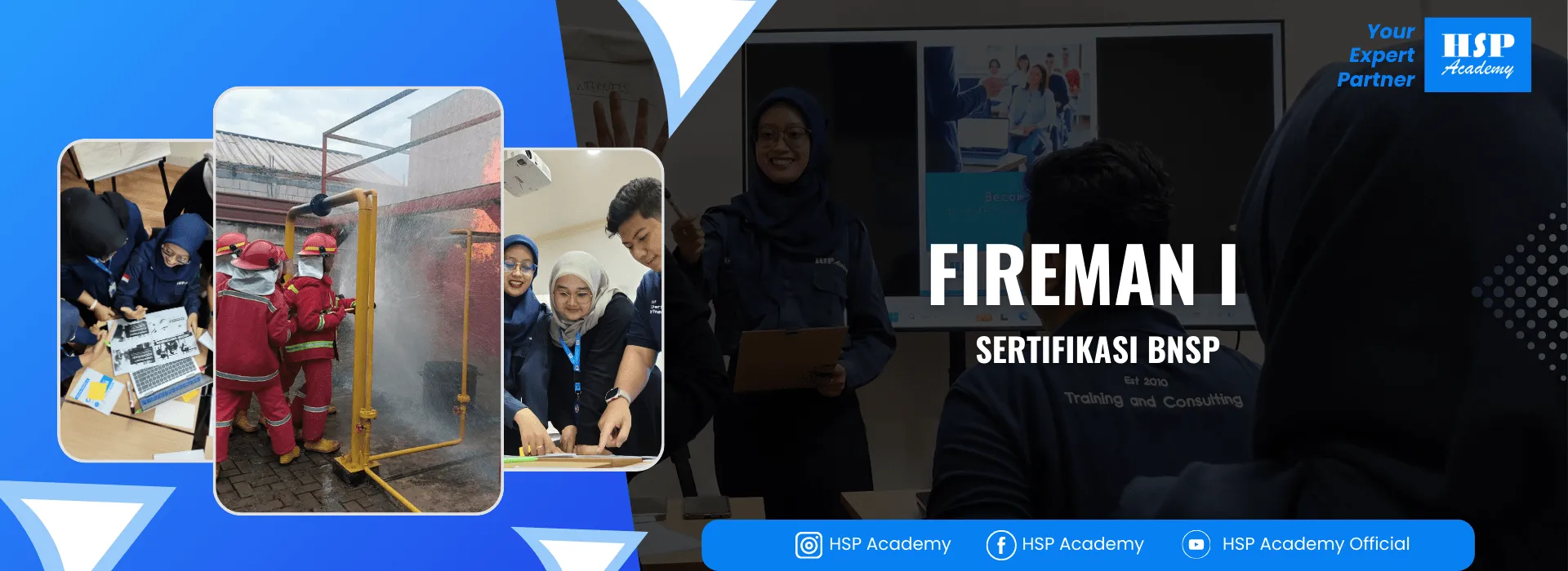 Pelatihan FIREMAN I di HSP Academy