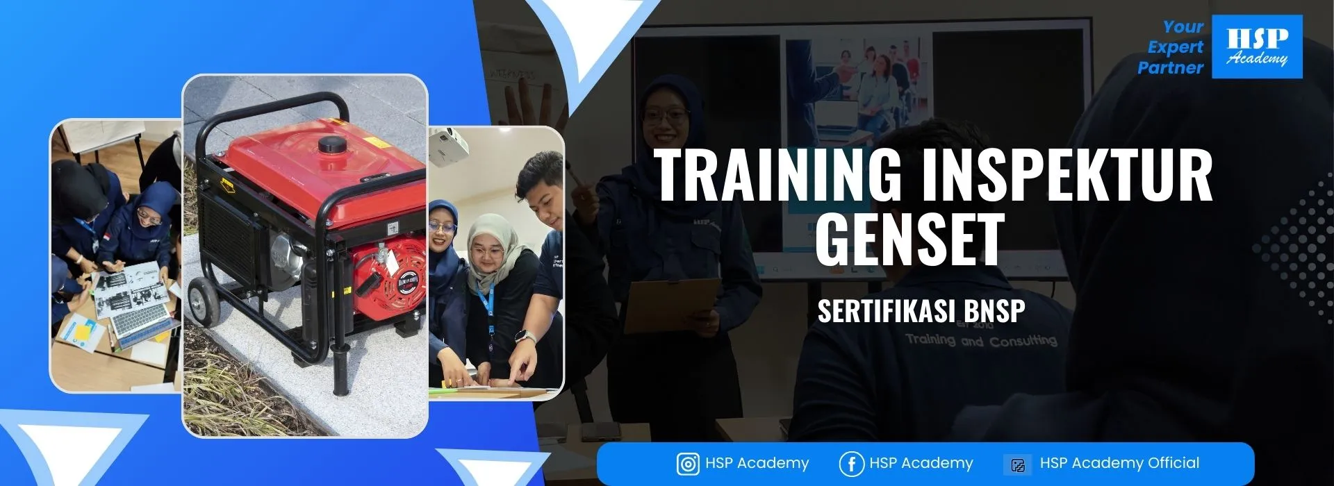 Pelatihan INSPEKTUR GENSET di HSP Academy