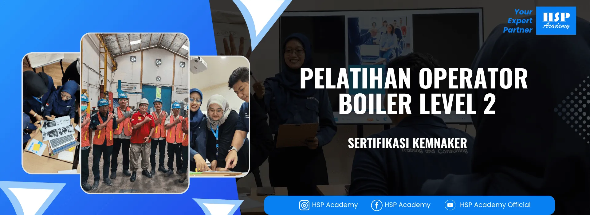 Pelatihan OPERATOR BOILER LEVEL 2 di HSP Academy