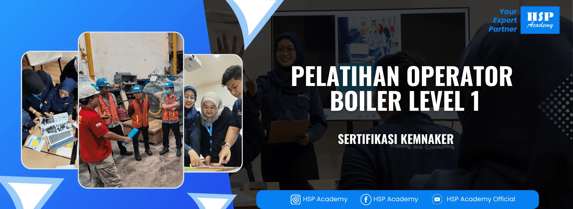 Pelatihan OPERATOR BOILER LEVEL 1 di HSP Academy