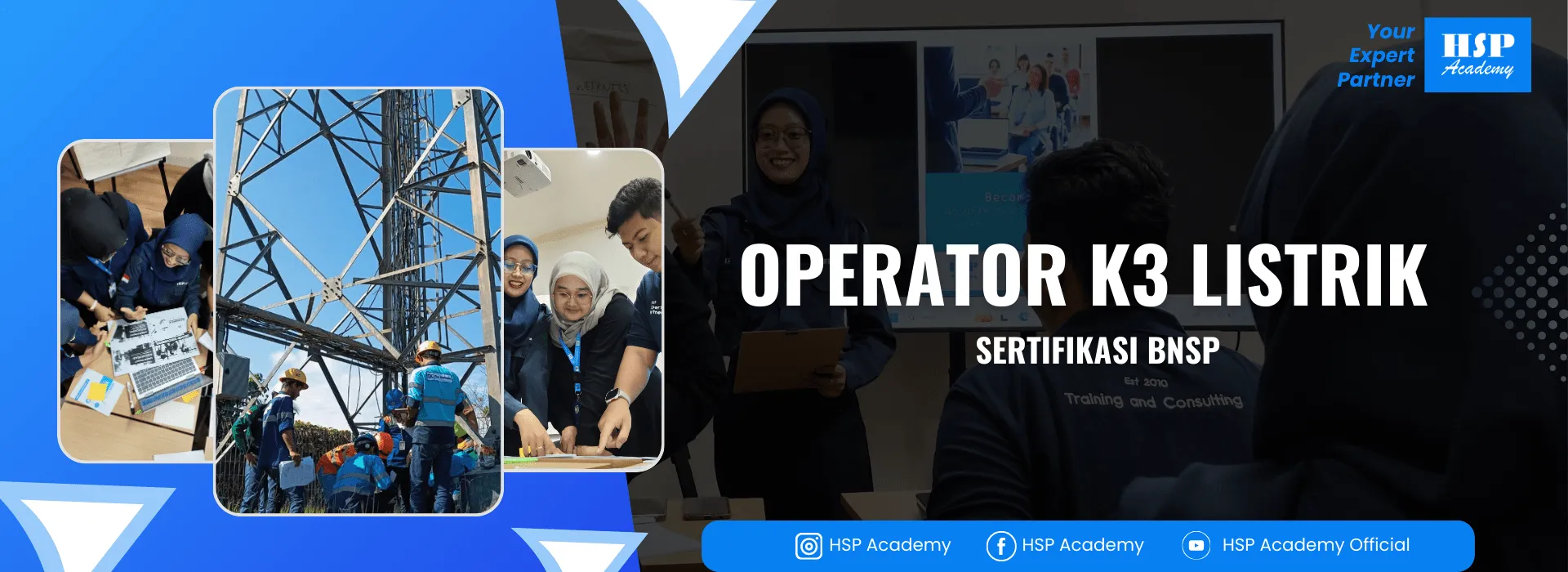 Pelatihan OPERATOR K3 LISTRIK di HSP Academy
