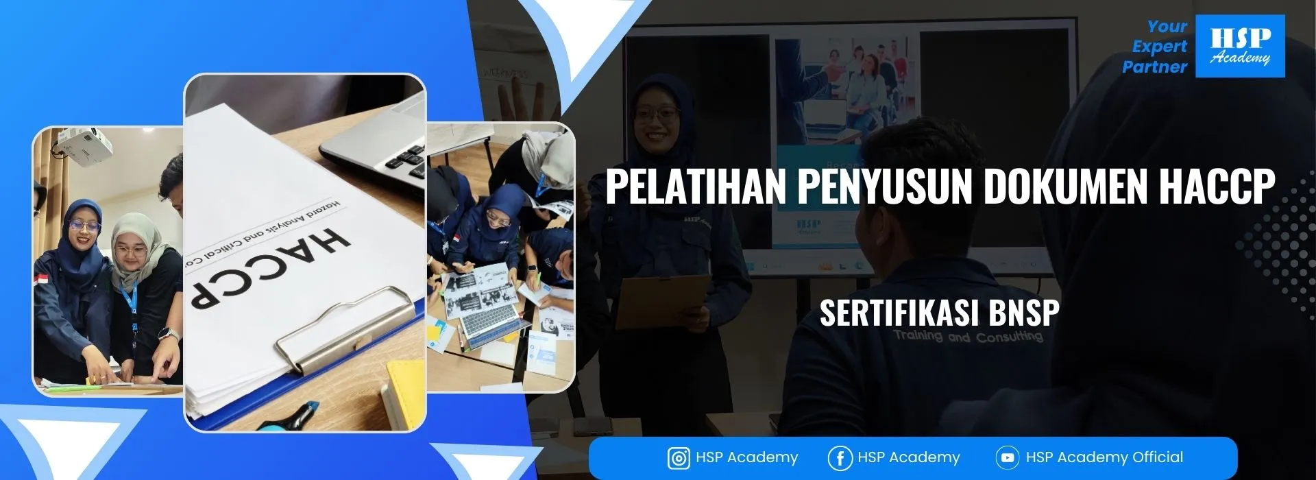 Pelatihan PENYUSUN DOKUMEN HACCP di HSP Academy