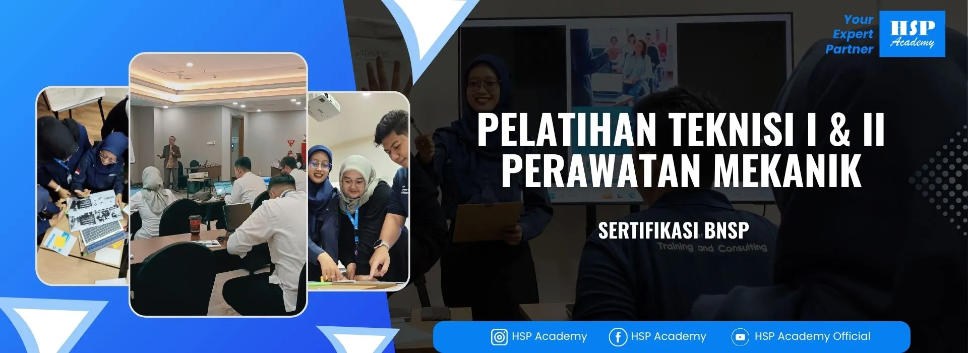 Pelatihan TEKNISI I & II PERAWATAN MEKANIK di HSP Academy