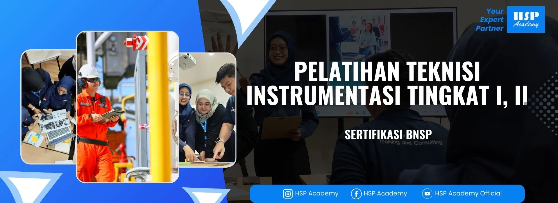 Pelatihan TEKNISI INSTRUMENTASI TINGKAT I, II di HSP Academy