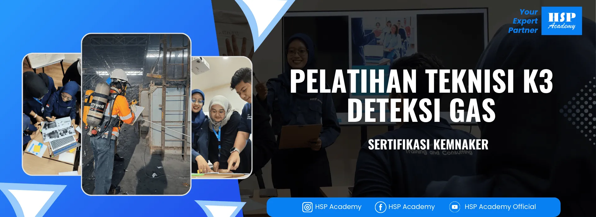 Pelatihan TEKNISI K3  DETEKSI GAS di HSP Academy