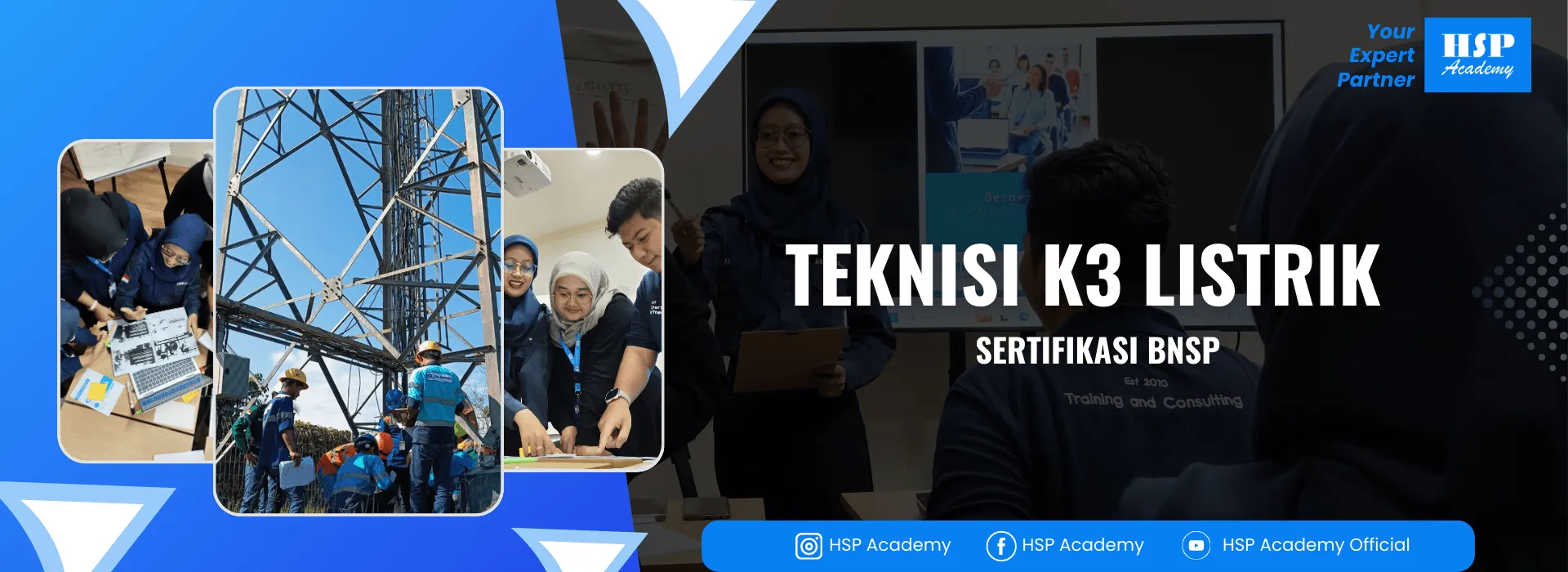 Pelatihan TEKNISI K3 LISTRIK di HSP Academy