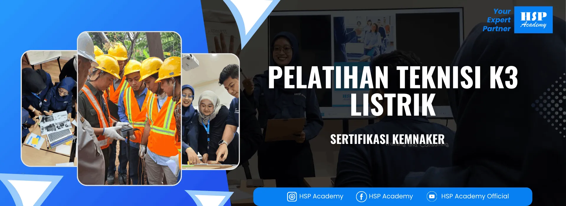 Pelatihan TEKNISI K3 LISTRIK KEMNAKER di HSP Academy