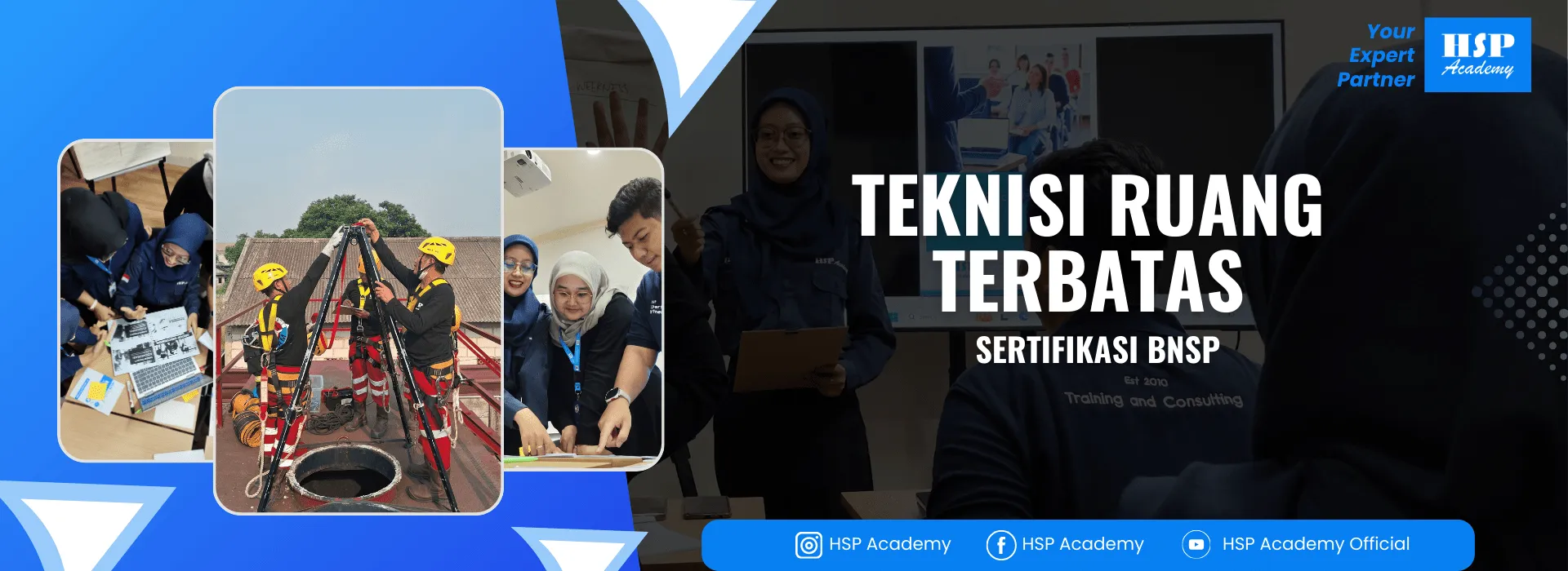 Pelatihan TEKNISI K3 RUANG TERBATAS di HSP Academy