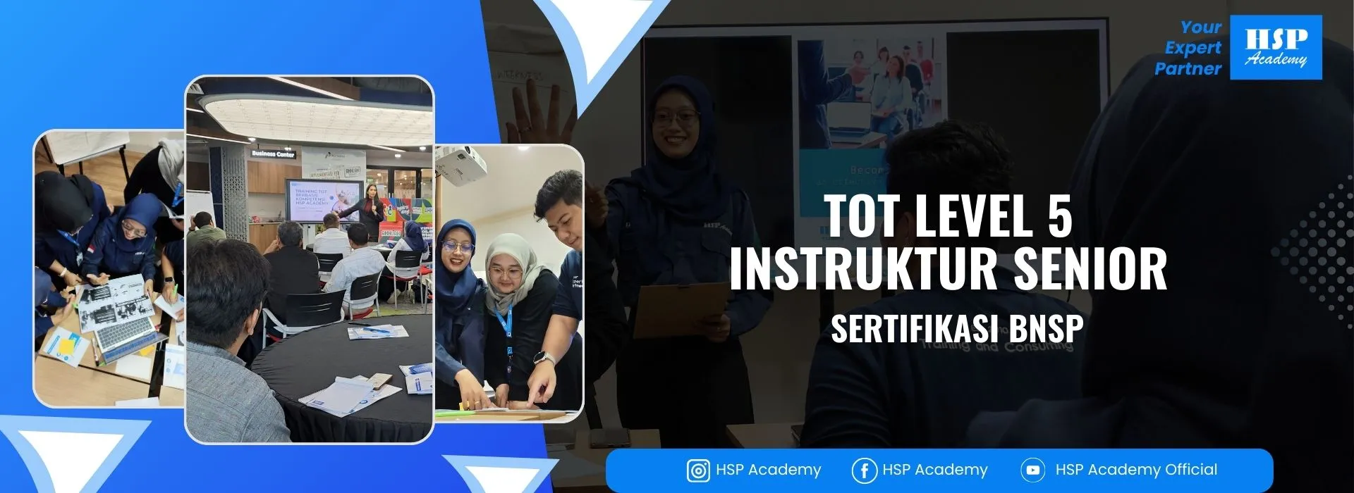 Pelatihan TOT LEVEL 5 INSTRUKTUR SENIOR di HSP Academy