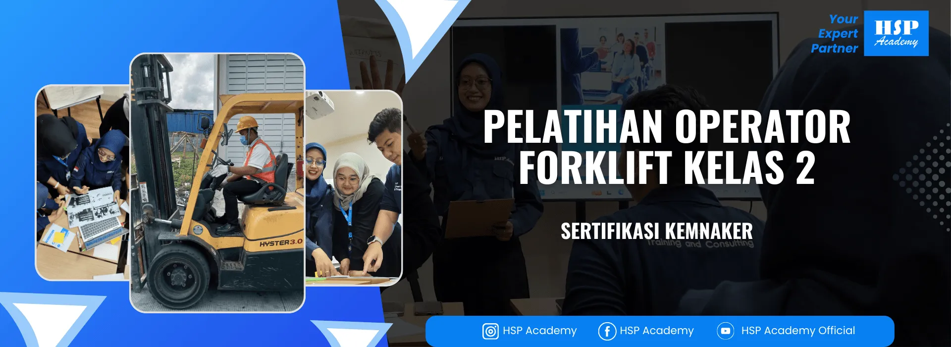 Pelatihan OPERATOR FORKLIFT KELAS 2 di HSP Academy