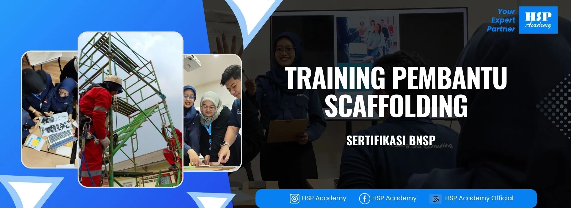 Pelatihan PEMBANTU SCAFFOLDING di HSP Academy